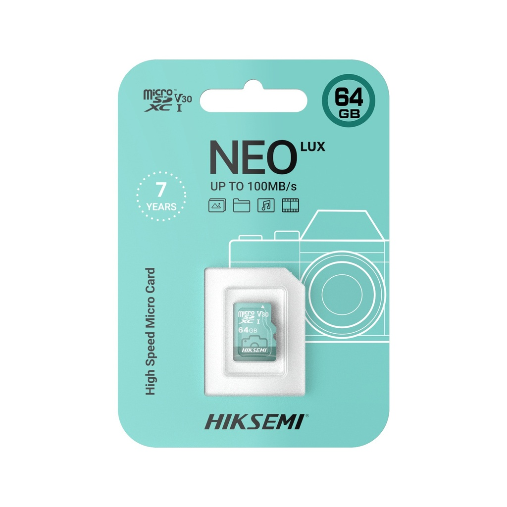 Memoria MicroSD Hiksemi 64GB - Serie NEO 1 Memoria MicroSD Hiksemi 64GB - Serie NEO