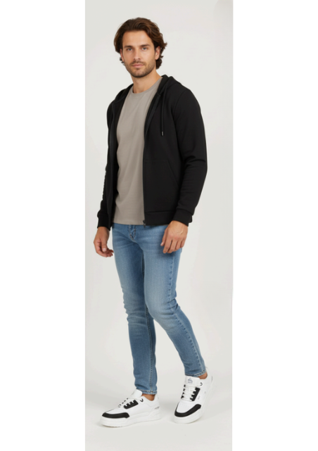 Zapatilla Urbana CASY 789 - Blanco & Negro - Image 4