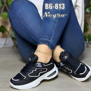 Zapatilla Urbana Cacy - Black & White