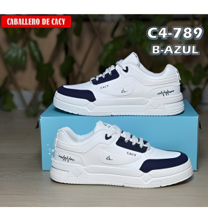 Zapatilla Urbana CASY 789 - Blanco & Negro - Image 2