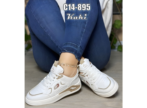 Zapatilla Urbana Cacy 895- White & Khaki Edition 1 Zapatilla Urbana Cacy 895- White & Khaki Edition